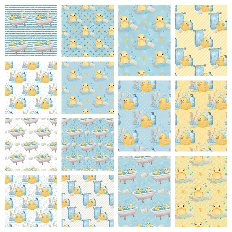 watercolor-rubber-ducks-charm-pack-14-pieces