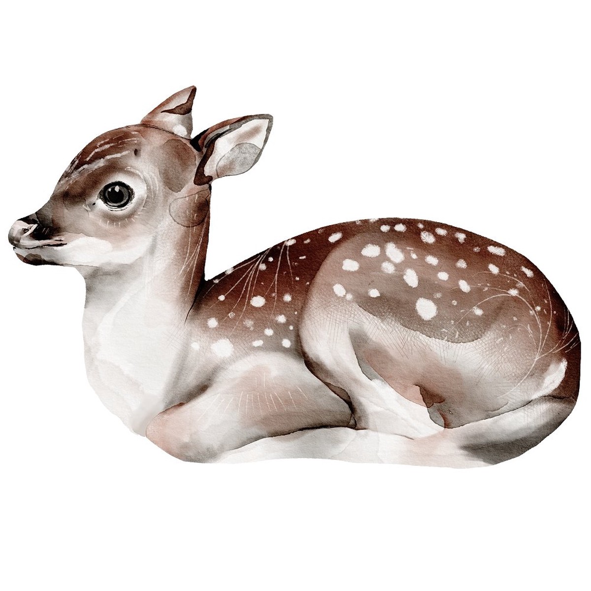 northern-woods-doe-fabric-panel