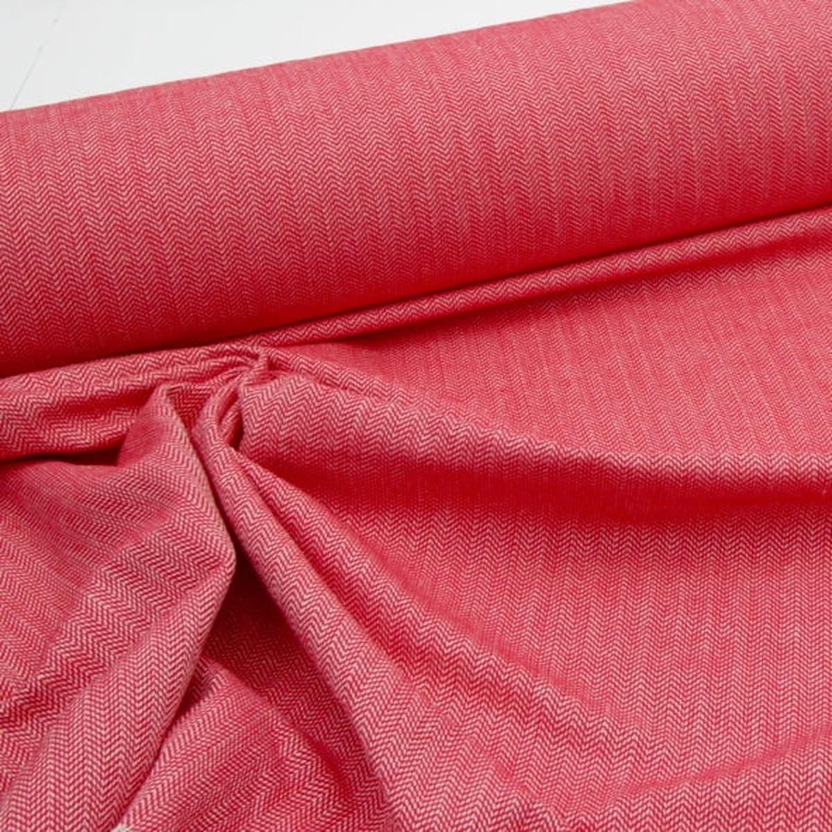 organic-cotton-herringbone-red
