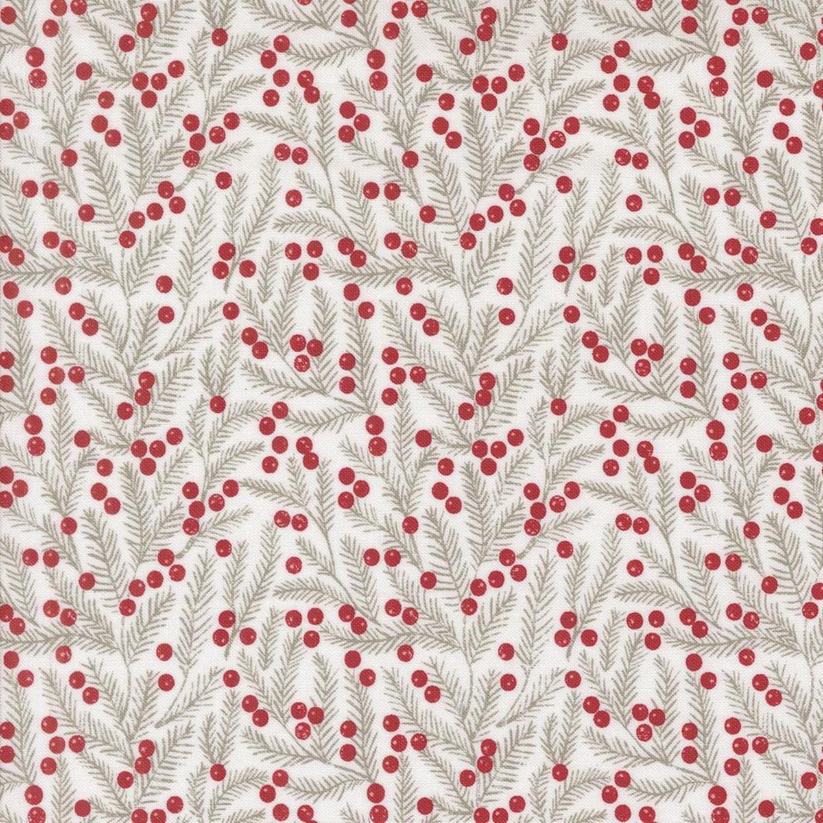 berry-pine-pine-needle-snow
