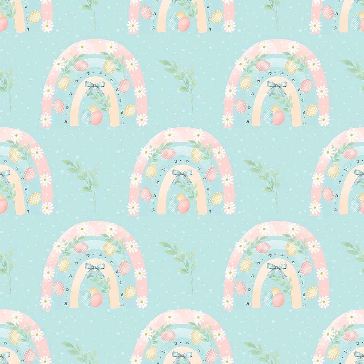 easter-rainbow-gnomes-rainbows-fabric-blue