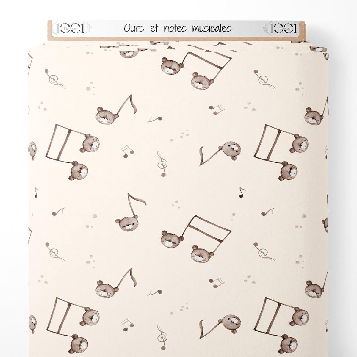 tissu-ours-et-notes-musicales