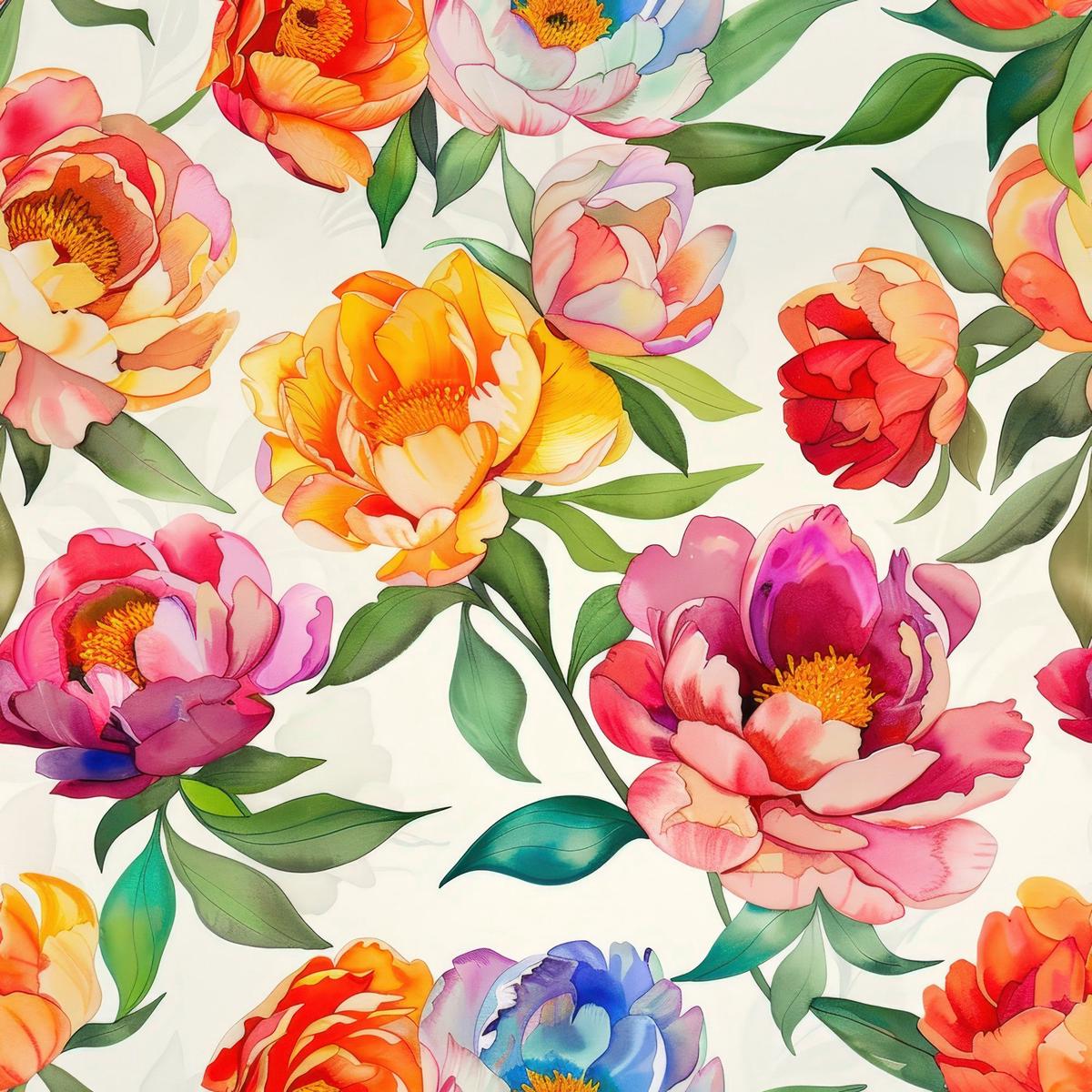 handpainted-watercolor-peonies-pattern-5-quilting-cotton-fabric