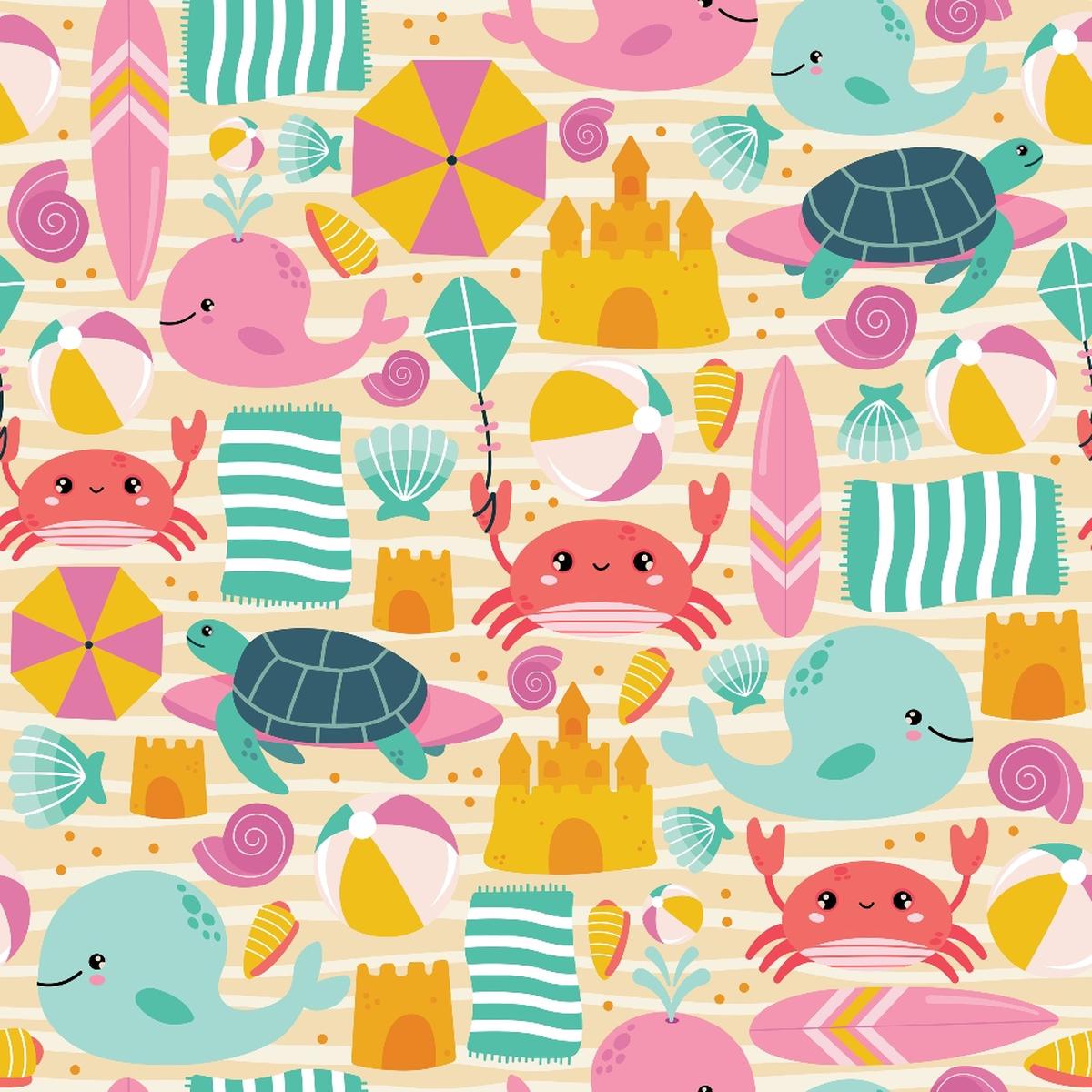 beach-vacation-pattern-1-quilting-cotton-fabric