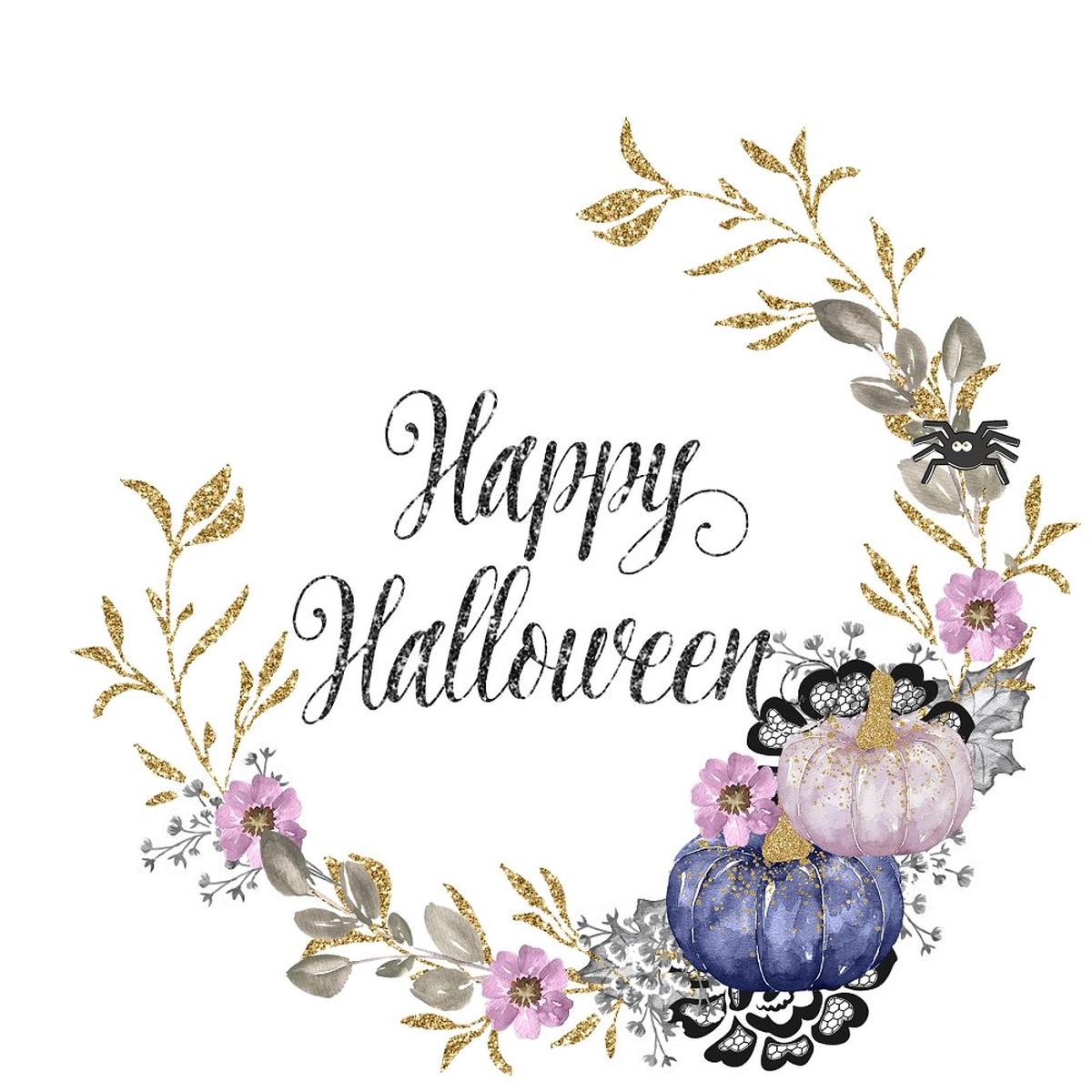 elegant-pumpkins-wreath-fabric-panel