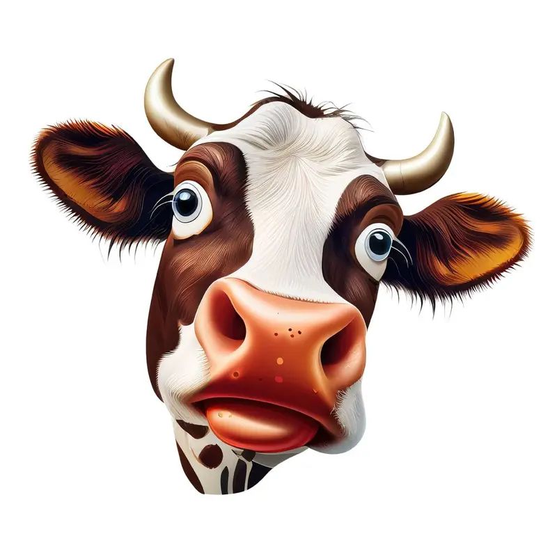 funny-cow-face-2-fabric-panel