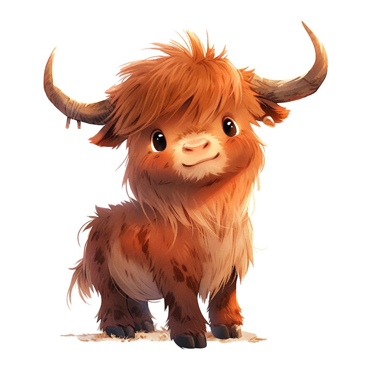 cute-highland-cow-9-fabric-panel