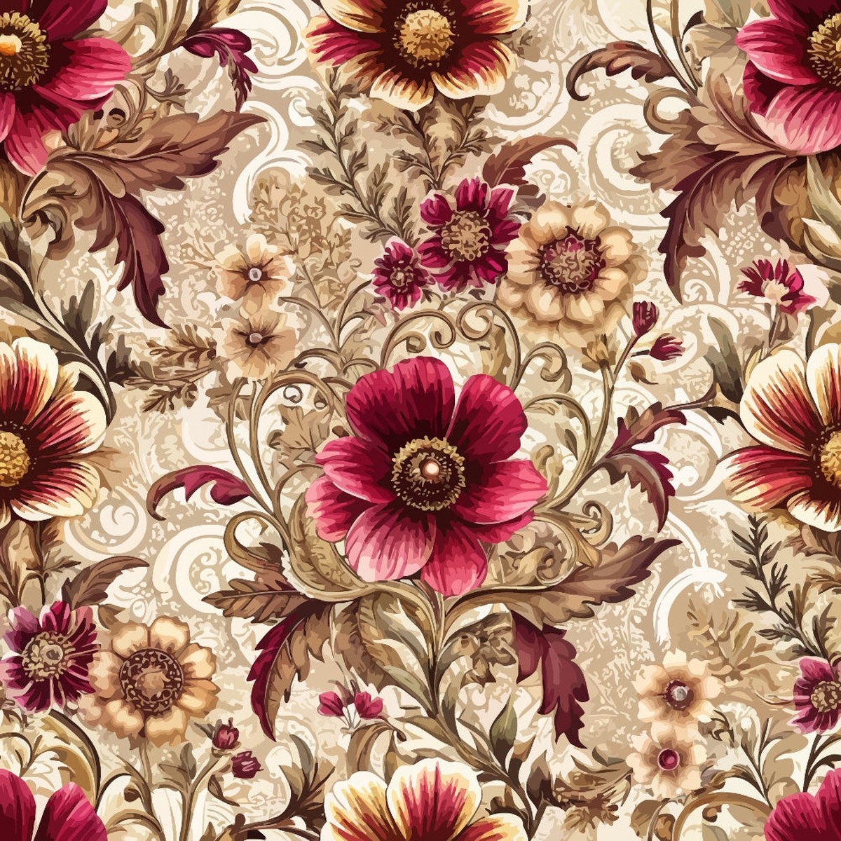 baroque-florals-pattern-73-quilting-cotton-fabric
