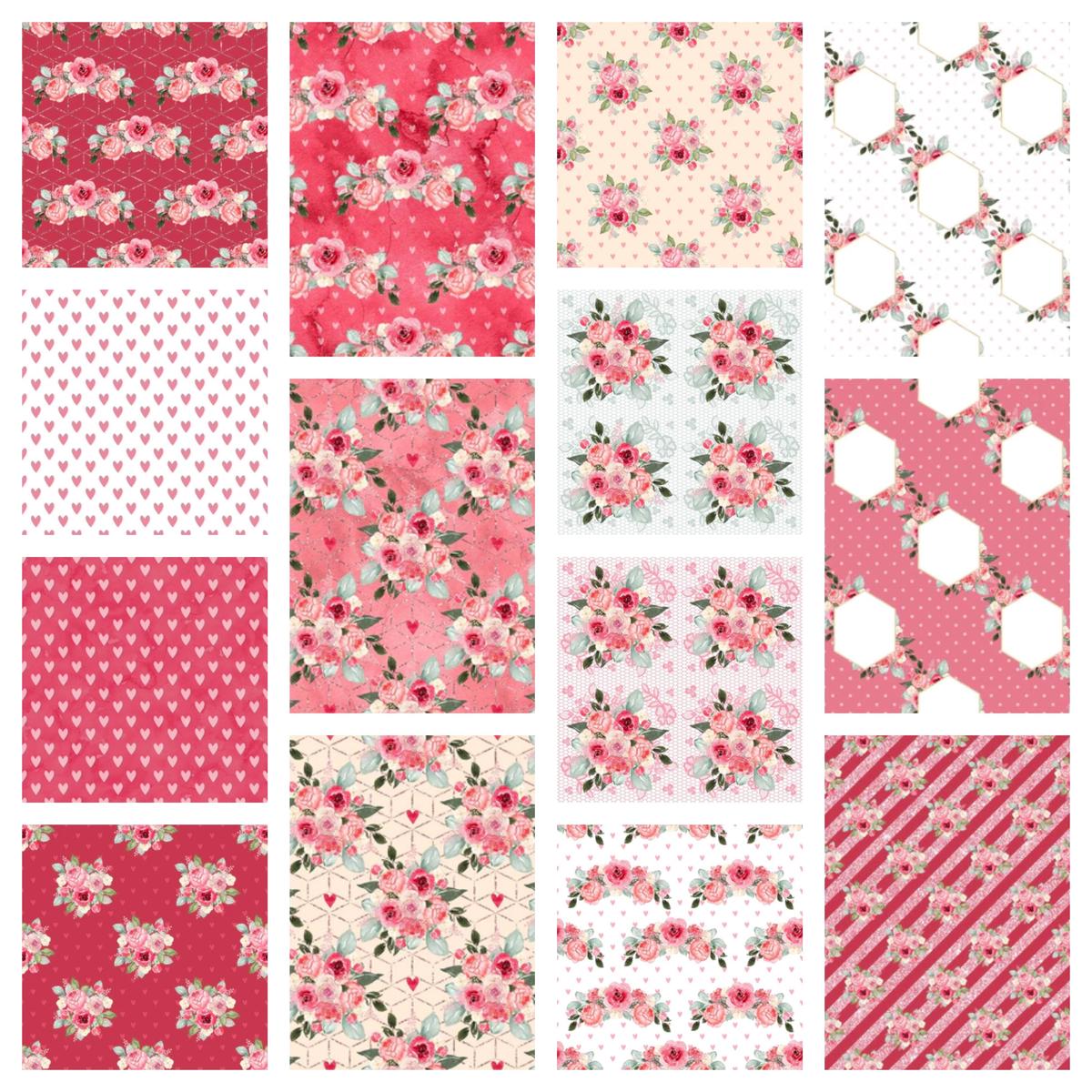 watercolor-valentine-roses-fat-eighth-bundle-14-pieces