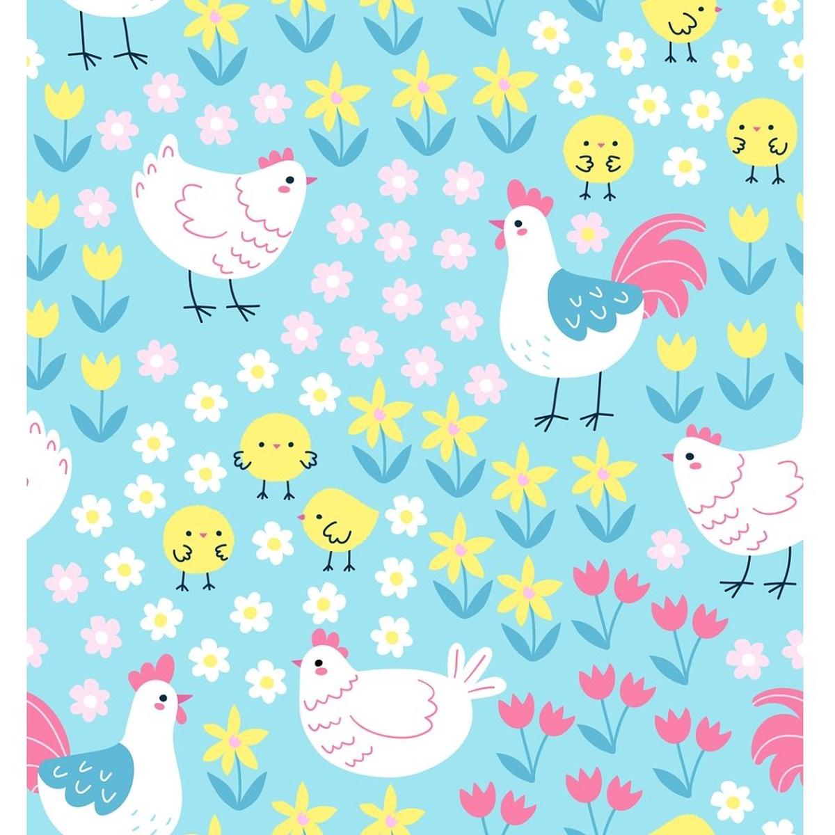 chickens-floral-fabric-blue
