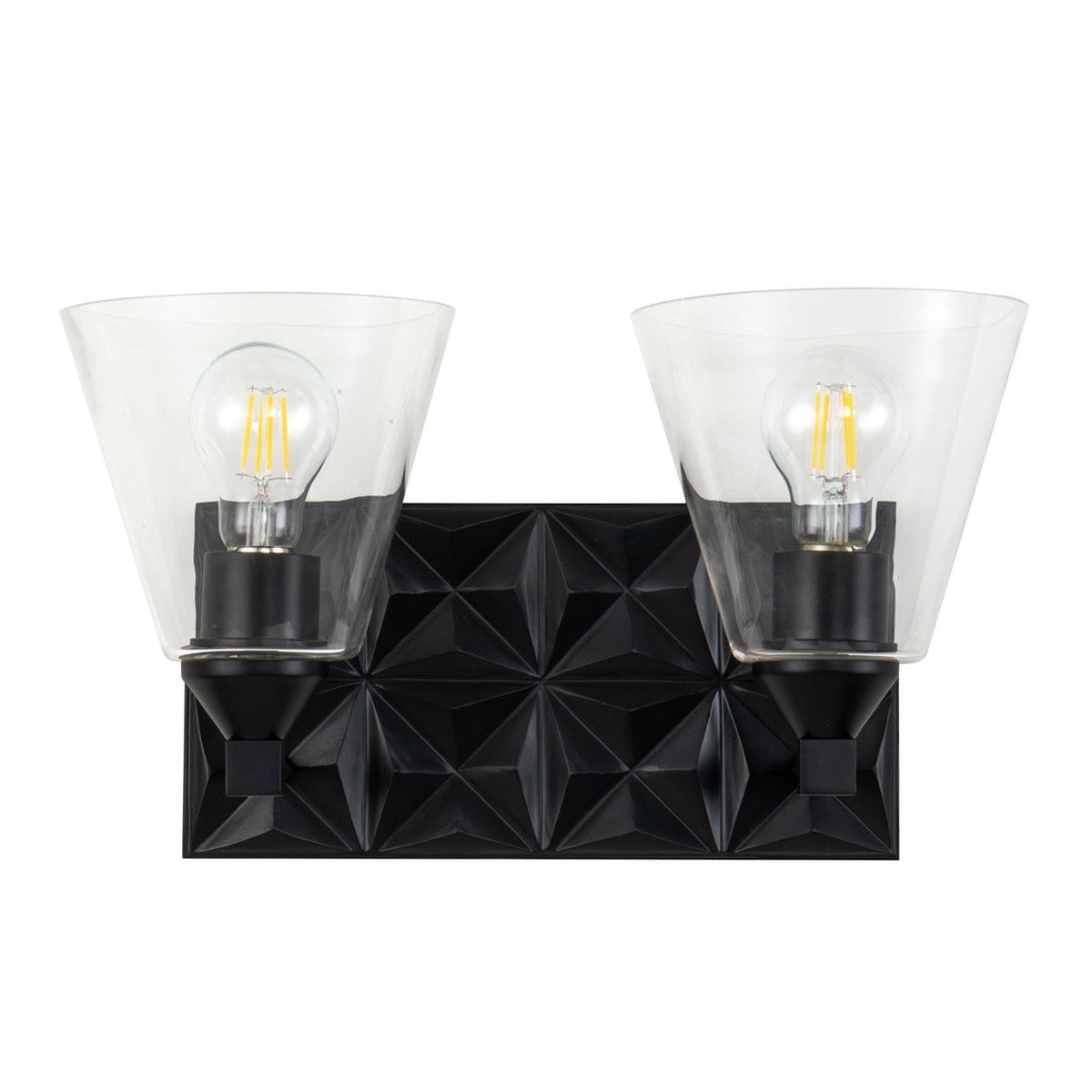lucas-mckearn-alpha-2-light-bath-bar-in-matte-black-with-clear-cone-glass