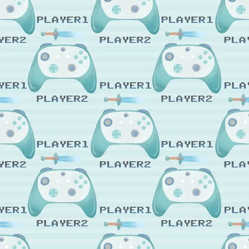 gamer-pattern-4-fabric-blue