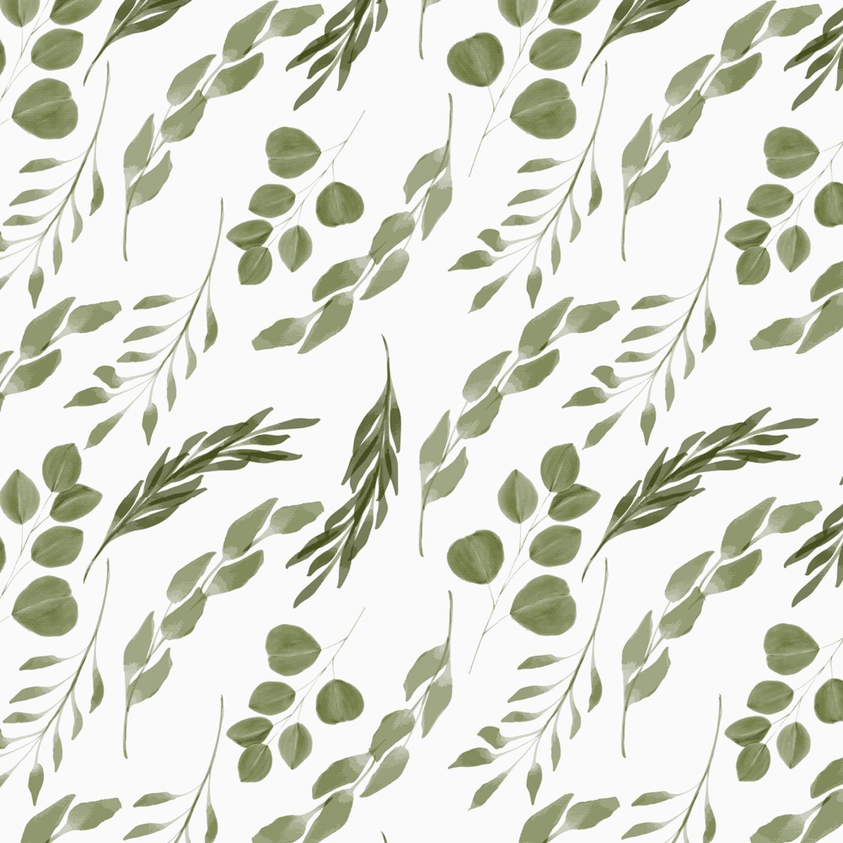 watercolor-leaf-fabric-green