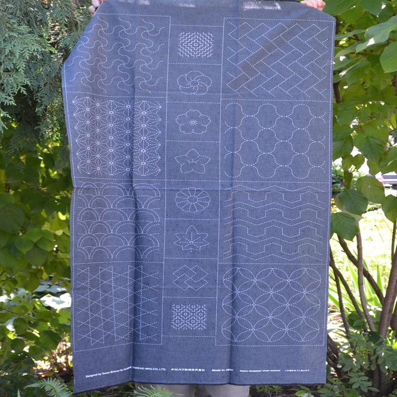 blue-grey-sashiko-panel-traditional-patterns