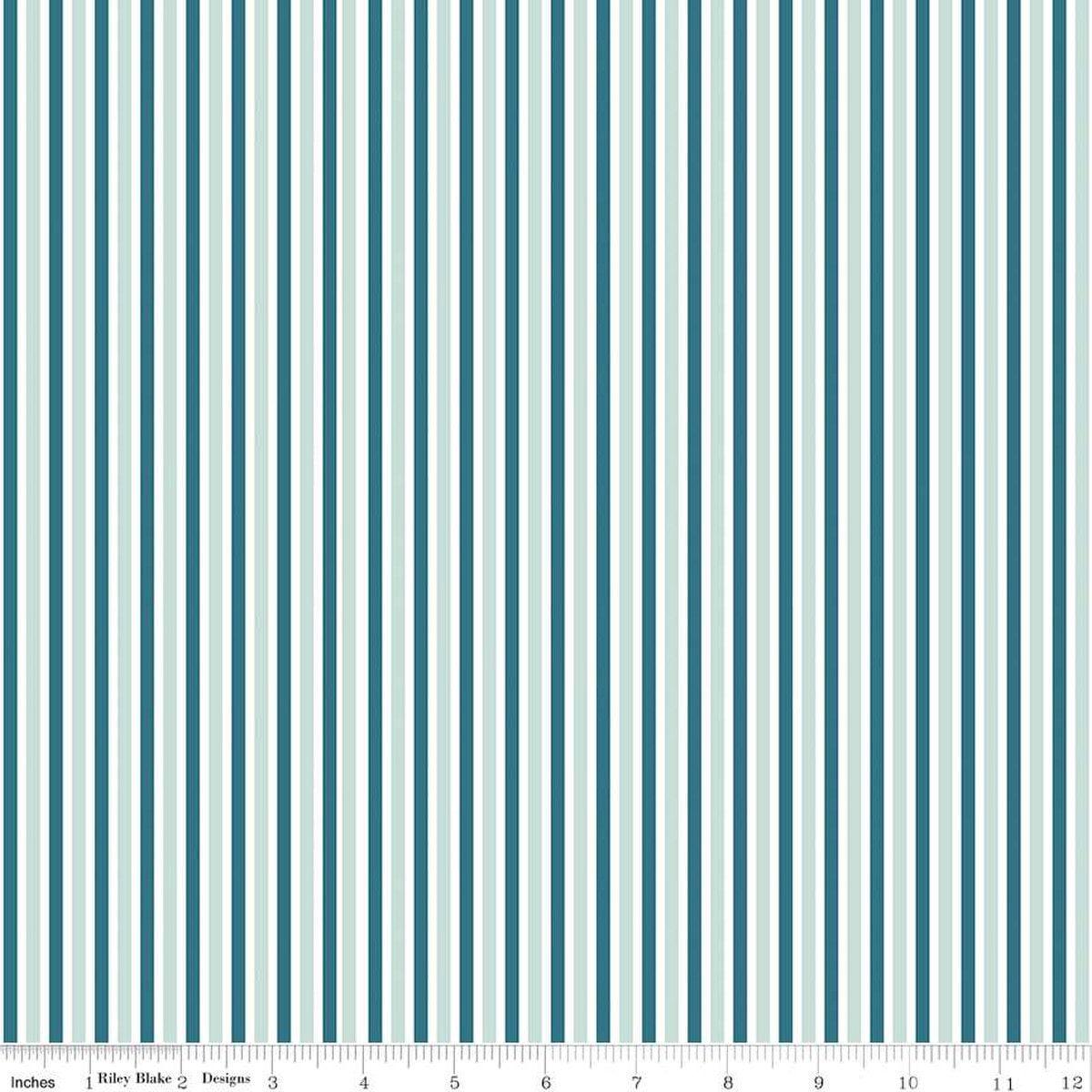 sale-flannel-make-a-pretty-life-stripes-f13340-teal-riley-blake-designs-multi-colored-white-stripe-striped-flannel-cotton-fabric