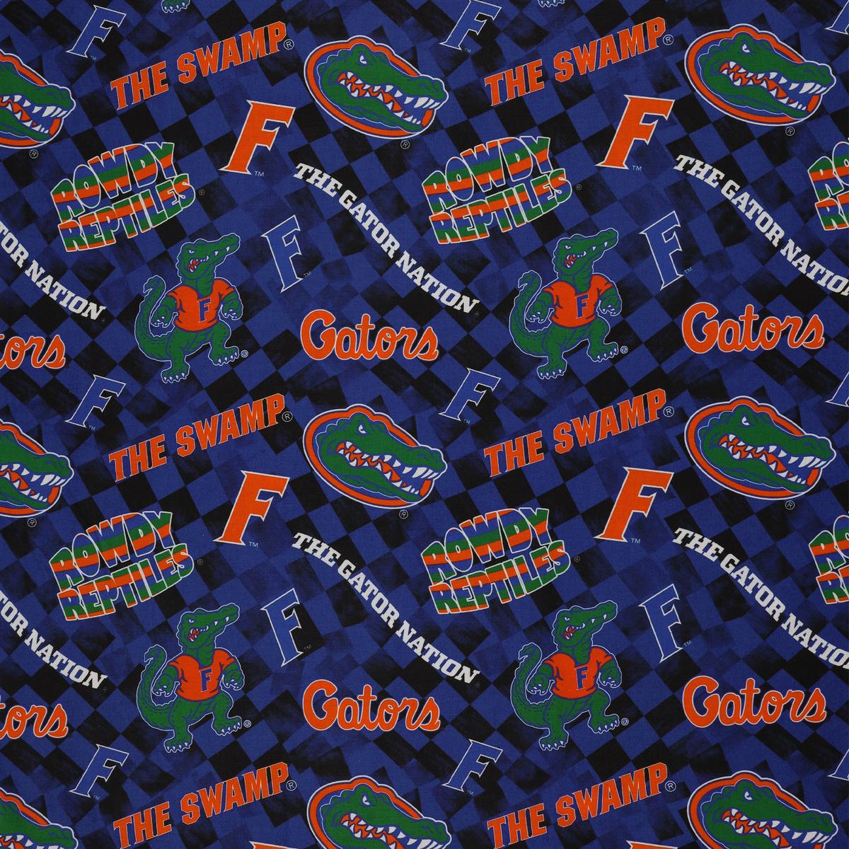 florida-gators-allover-checker-fabric