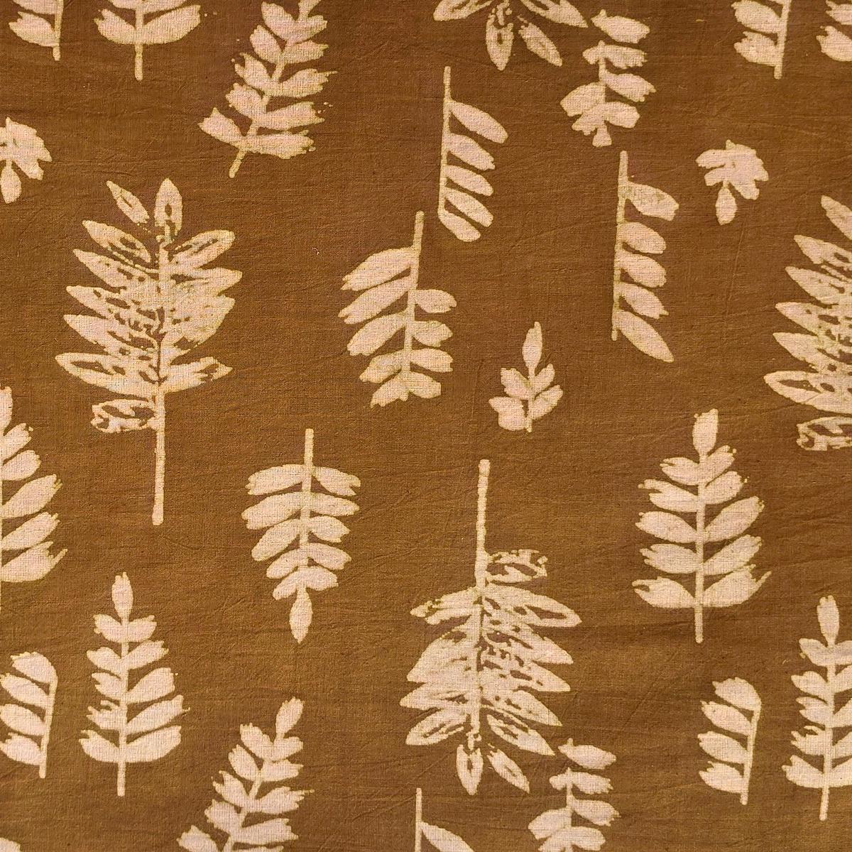 pure-cotton-dabu-with-brown-plant-motif-hand-block-print-fabric