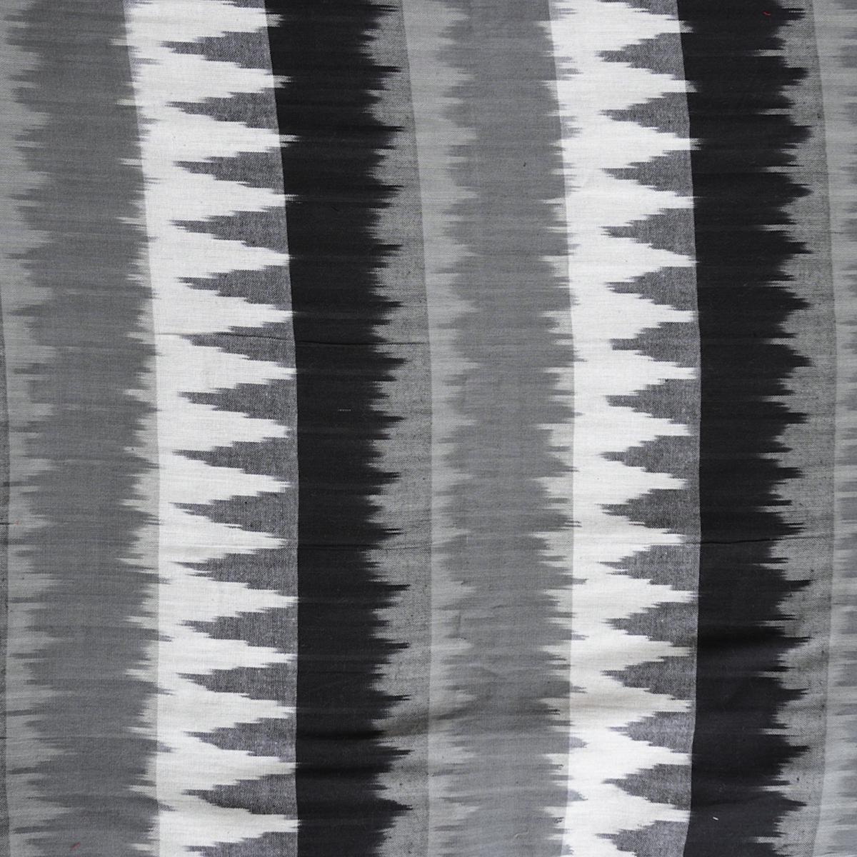 pure-cotton-special-ikkat-white-with-black-zig-zag-handwoven-fabric