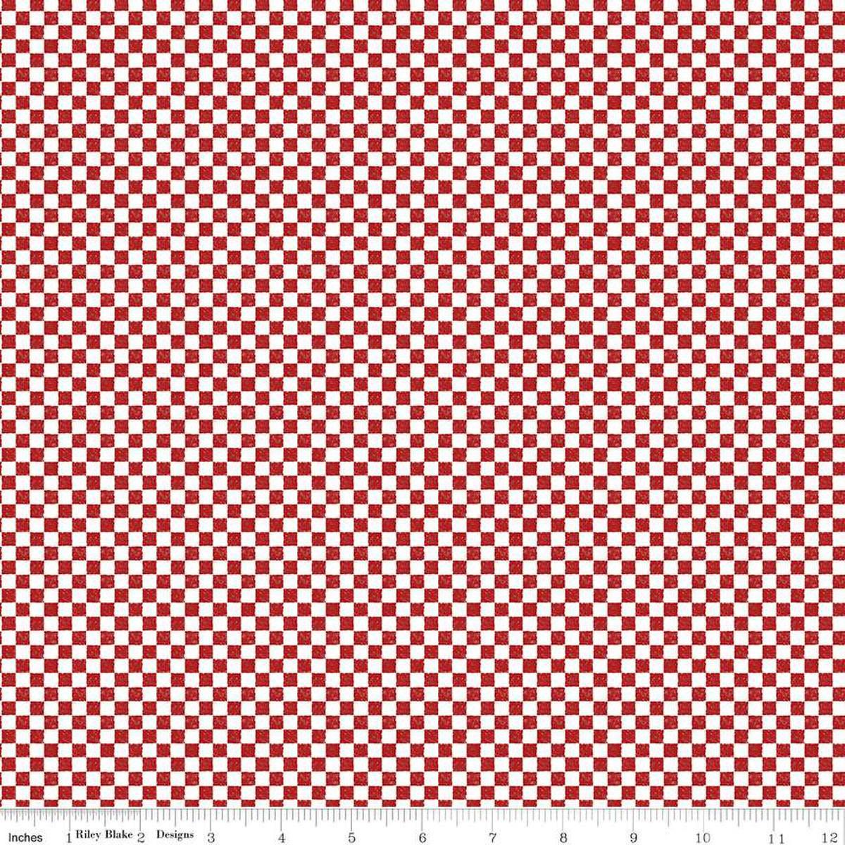 sale-check-please-1-4-check-c820-barn-red-riley-blake-designs-checkered-printed-small-gingham-quilting-cotton-fabric
