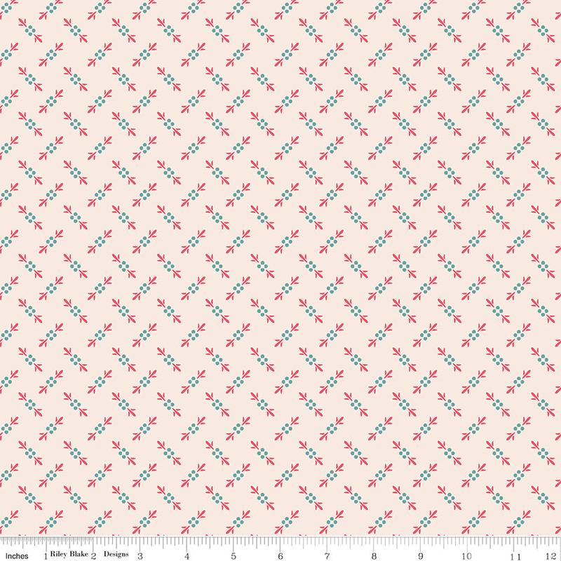 americana-quilt-fabric-by-lori-holt-proud-in-tea-rose-cream-pink-c16099-tearose