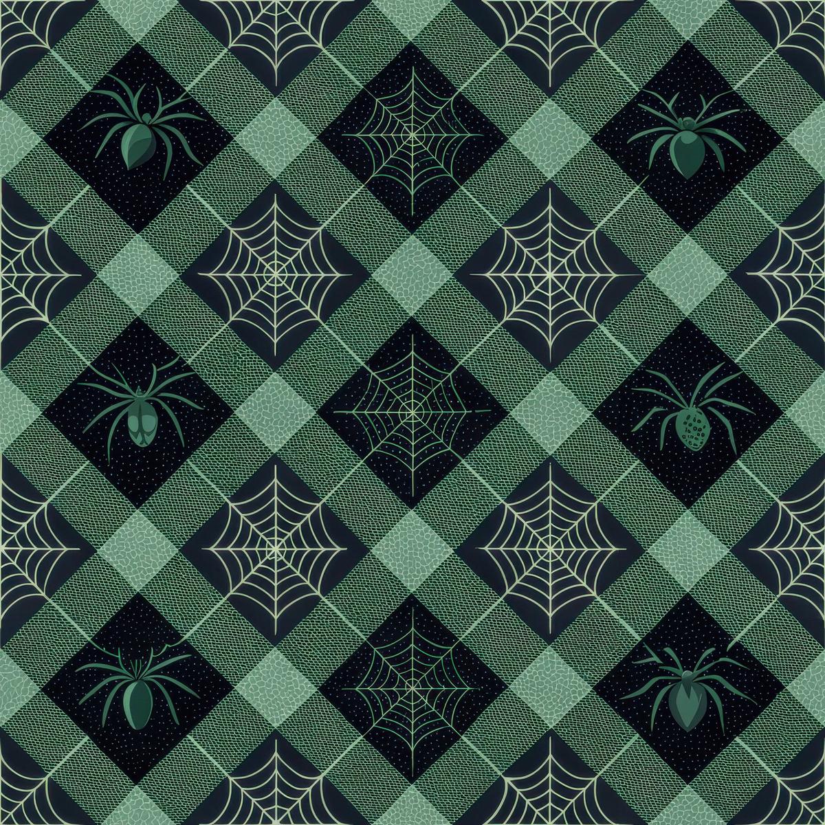 halloween-gingham-and-stripes-pattern-1-quilting-cotton-fabric