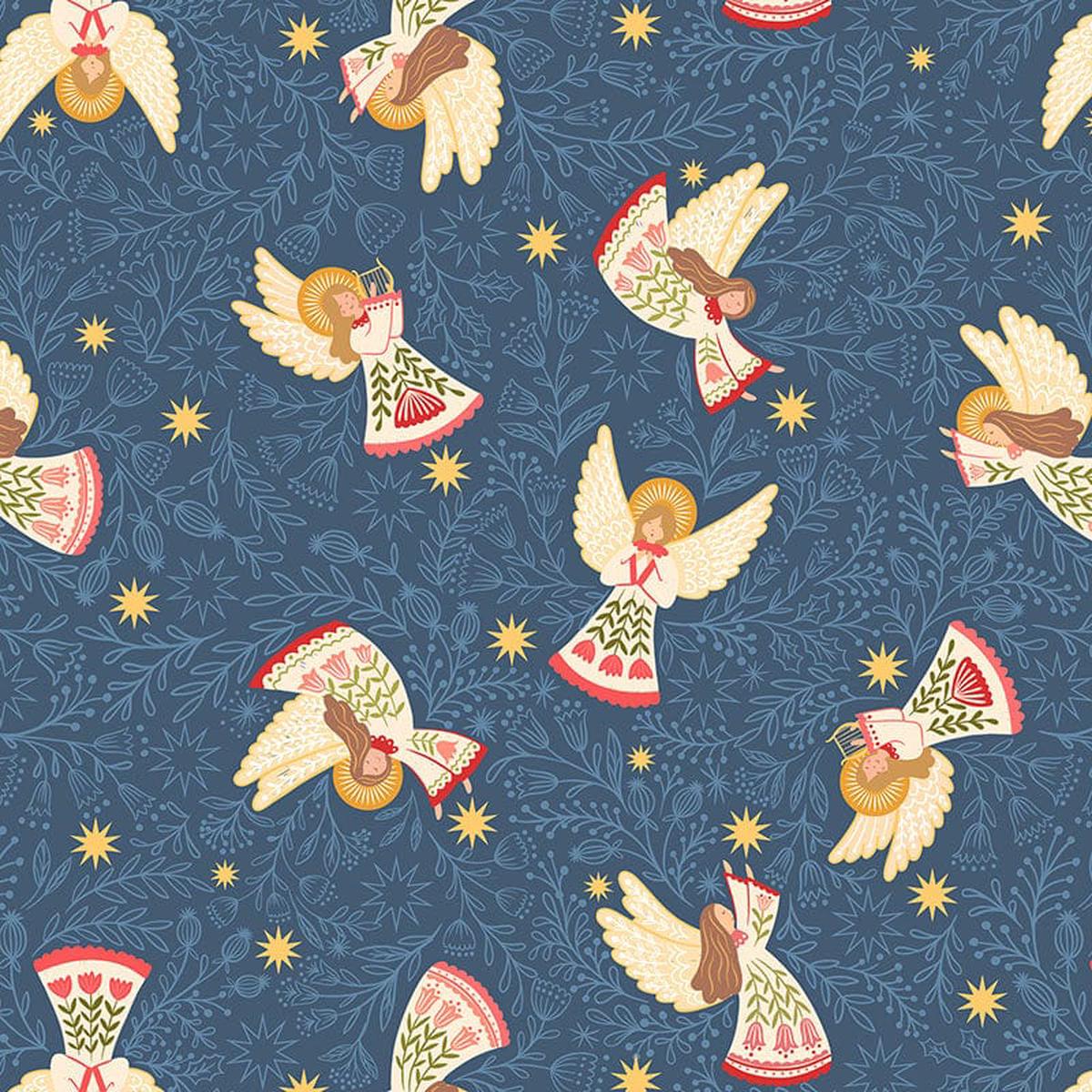 lewis-and-irene-peace-and-joy-host-of-angels-metallic-blue-c112-3