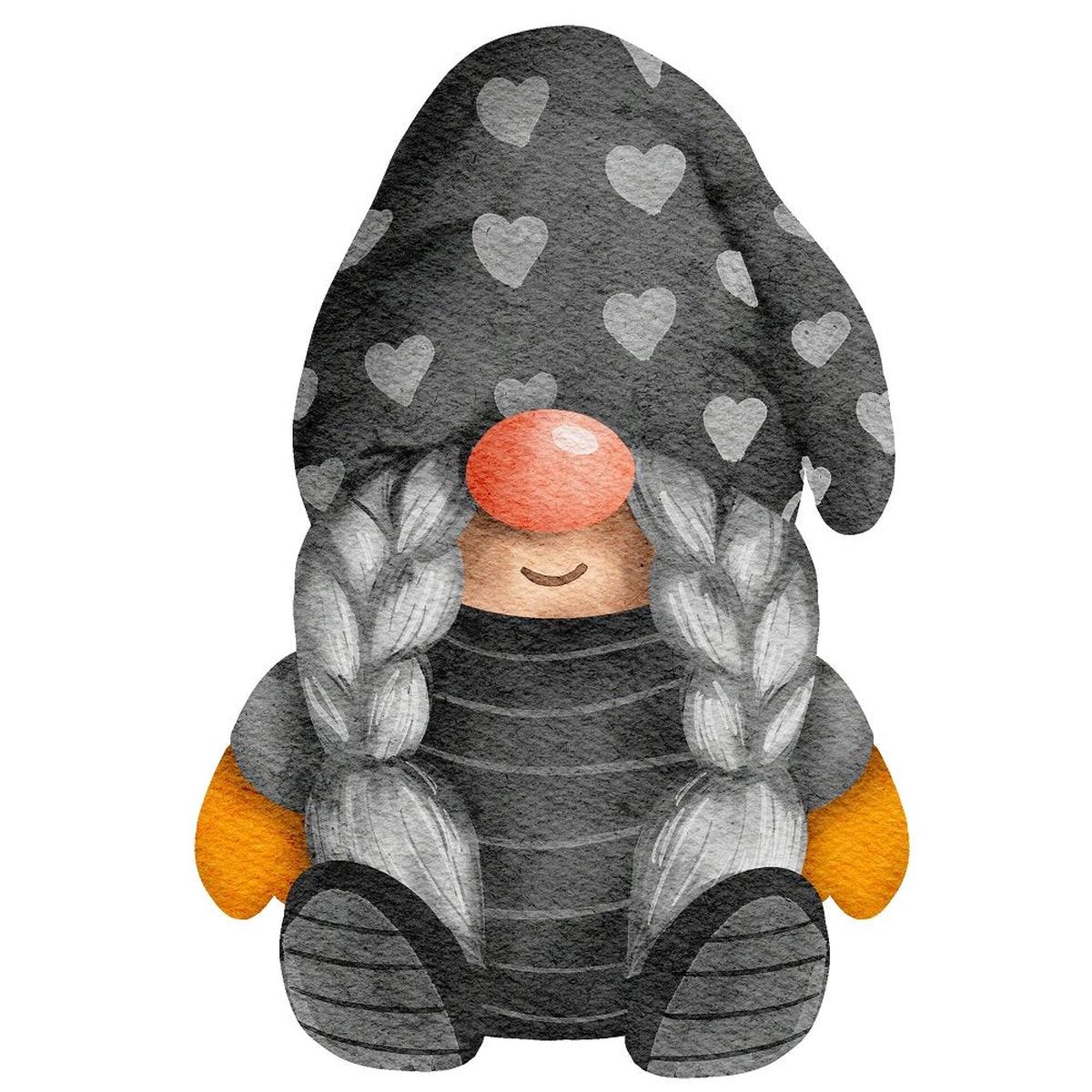 halloween-village-gnome-14-fabric-panel