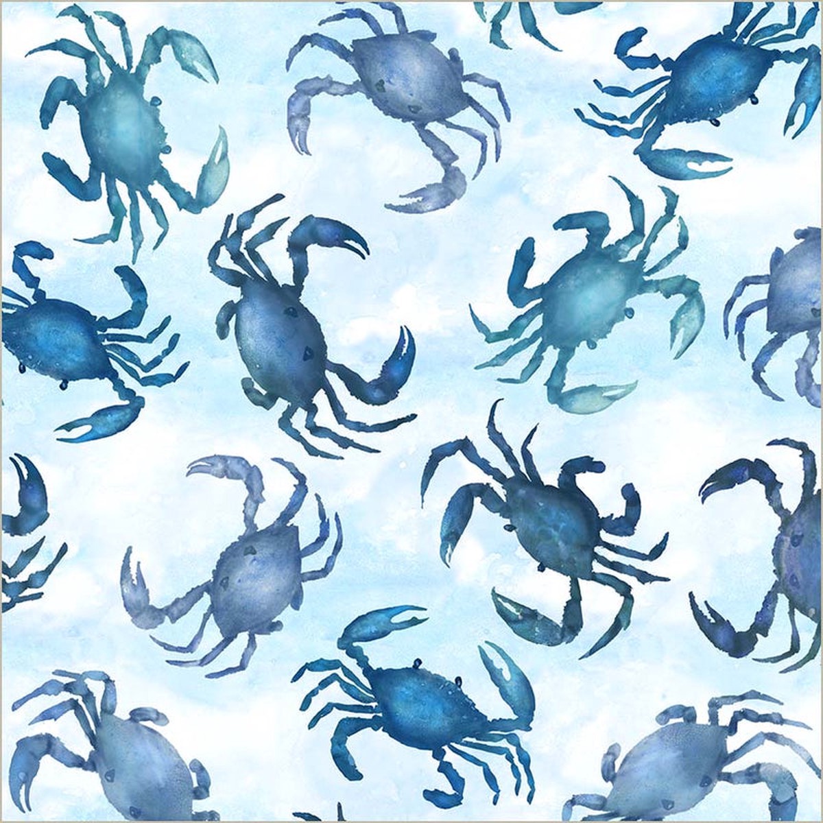 ocean-life-blue-crabs-mist-wideback-cotton-fabric-per-yard