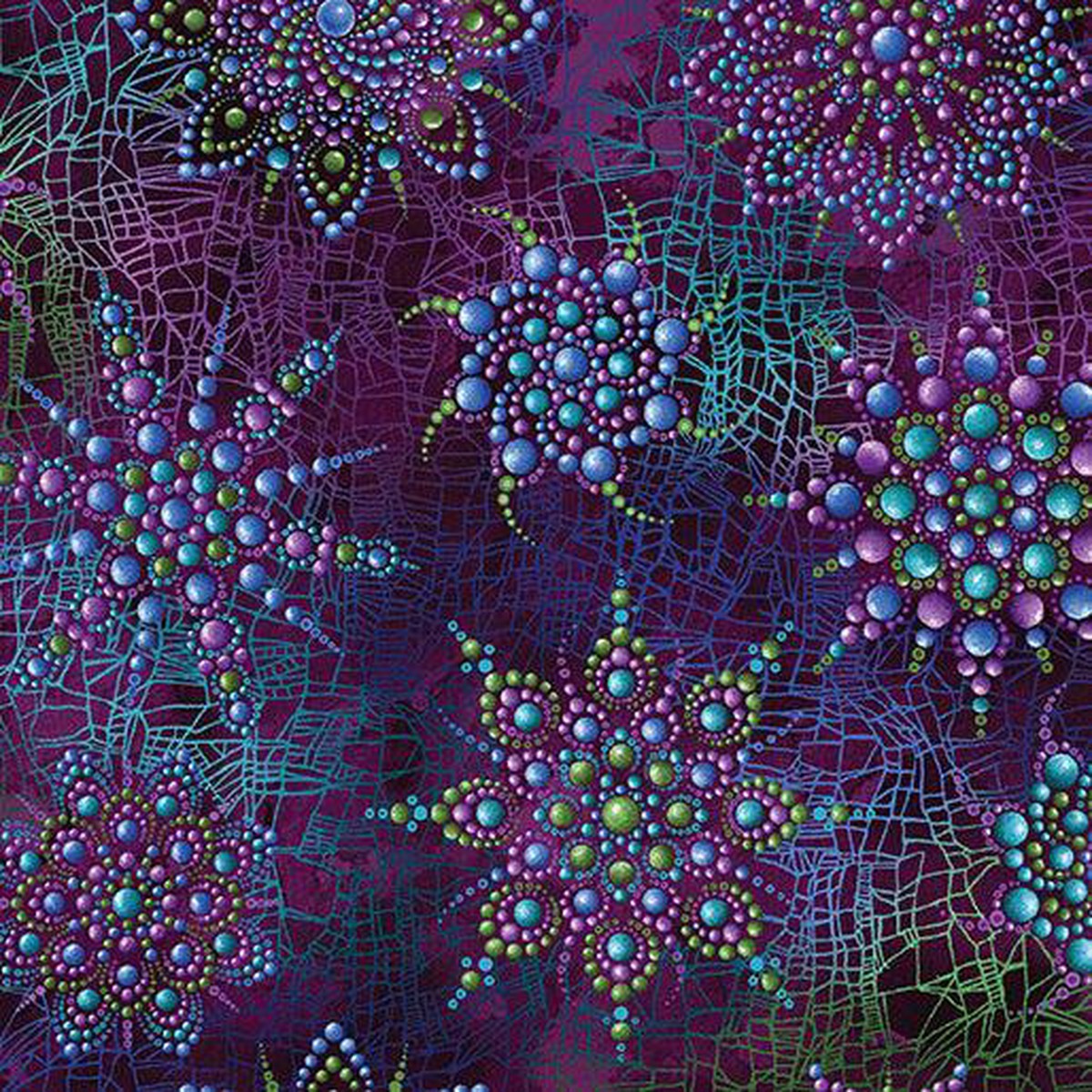 plum-cirrus-beaded-medallion-cotton-44-45-fabric-per-yard