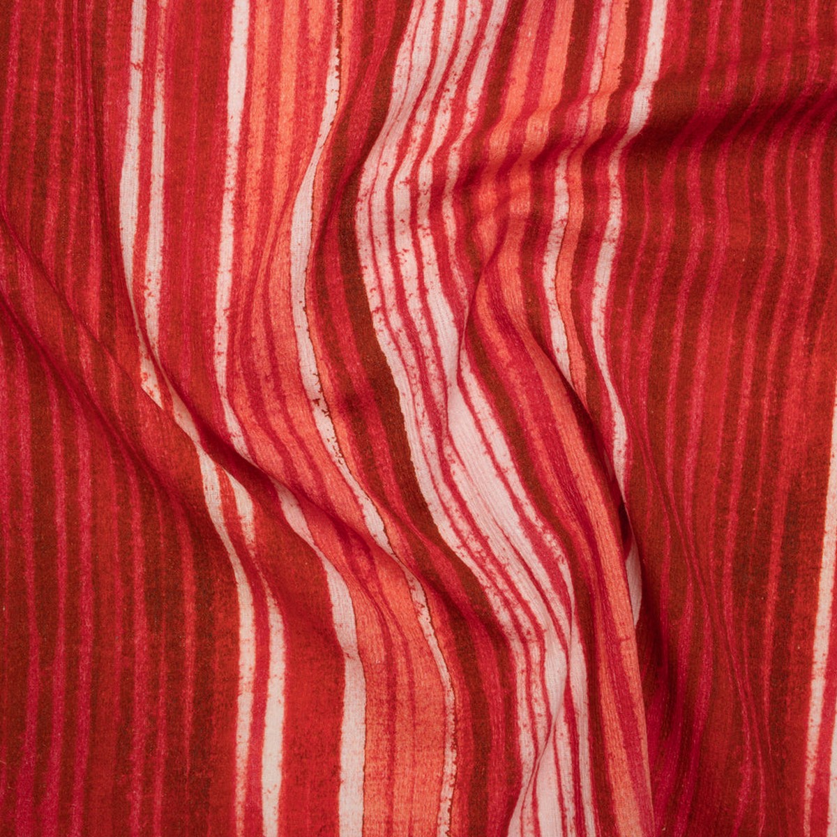 slubbed-gauzy-cotton-woven-red-pink-and-brown-painterly-barcode-stripes-mood-exclusive-peppermint-parade-print