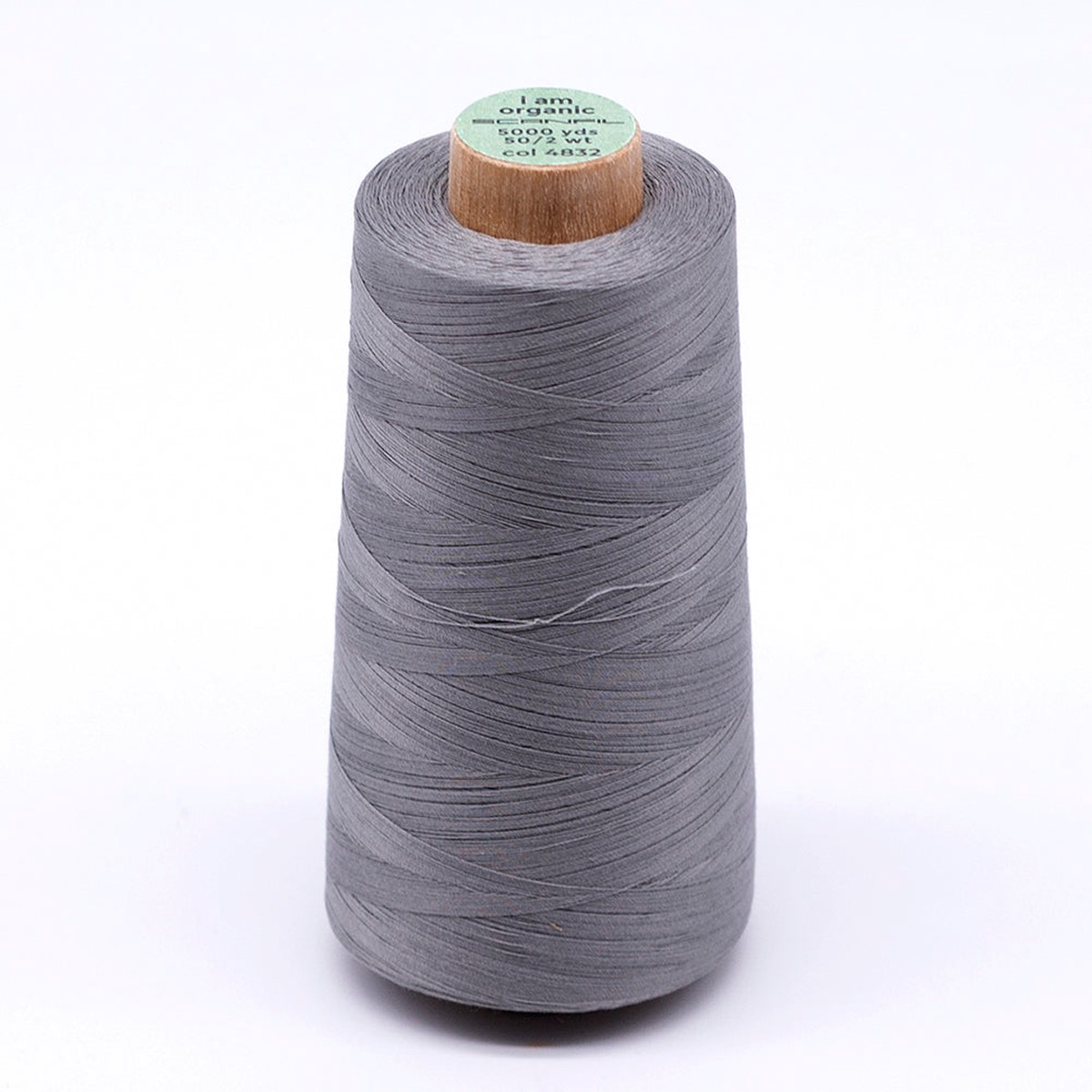 scanfil-50wt-organic-pima-cotton-thread-5000-yd-cones-4832-limestone