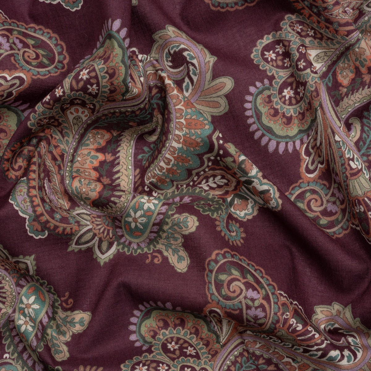 cotton-voile-print-burgundy-and-green-paisley-mood-exclusive-giving-thanks