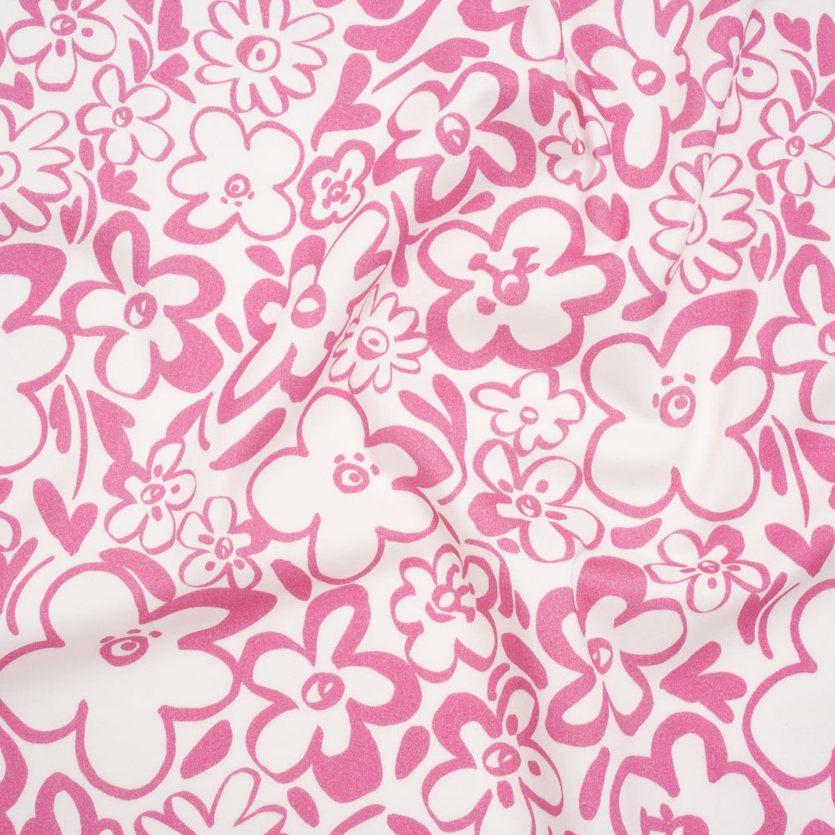 brushed-cotton-woven-pink-and-off-white-flower-doodles-mood-exclusive-sweet-scribbles-print