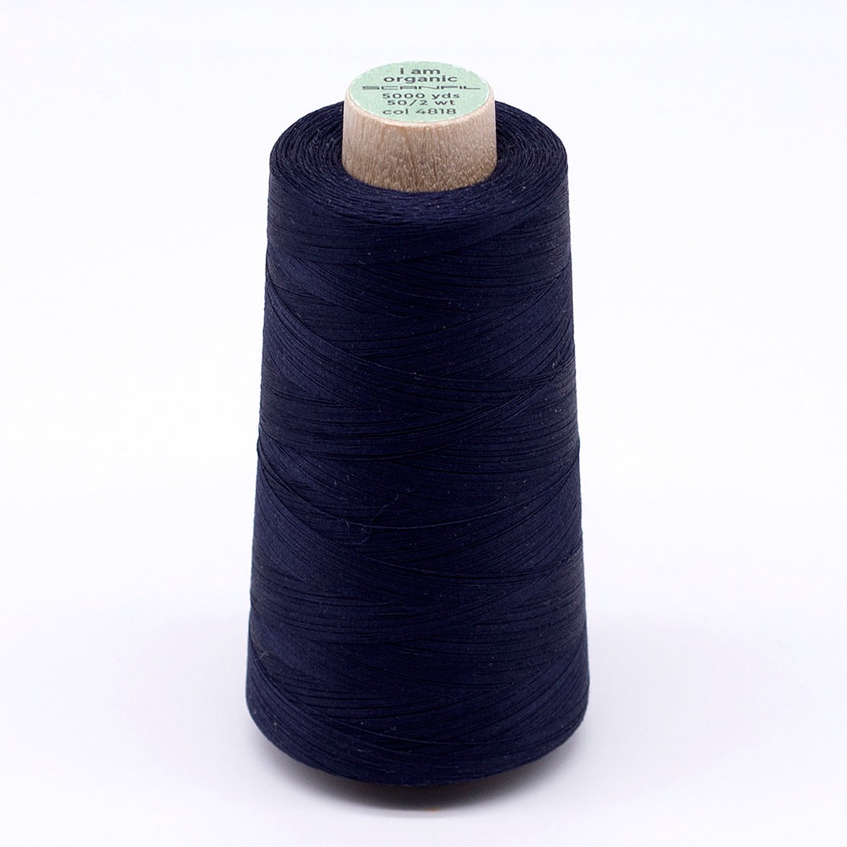 scanfil-50wt-organic-pima-cotton-thread-5000-yd-cones-4818-night-sky
