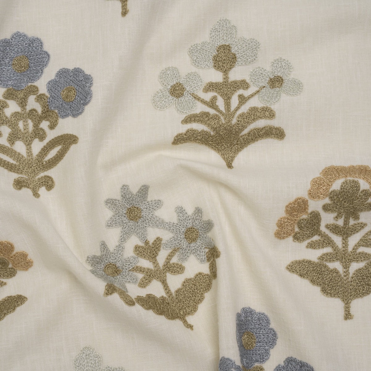 polyester-and-cotton-slubbed-drapery-woven-with-viscose-embroidery-seaspray-simple-flowers-british-imported
