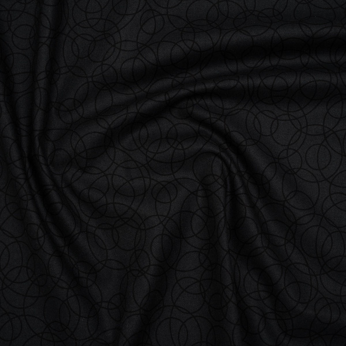 printed-quilting-cotton-by-patrick-lose-for-northcott-black-on-black-tangled-circles-basically-black-white-collection
