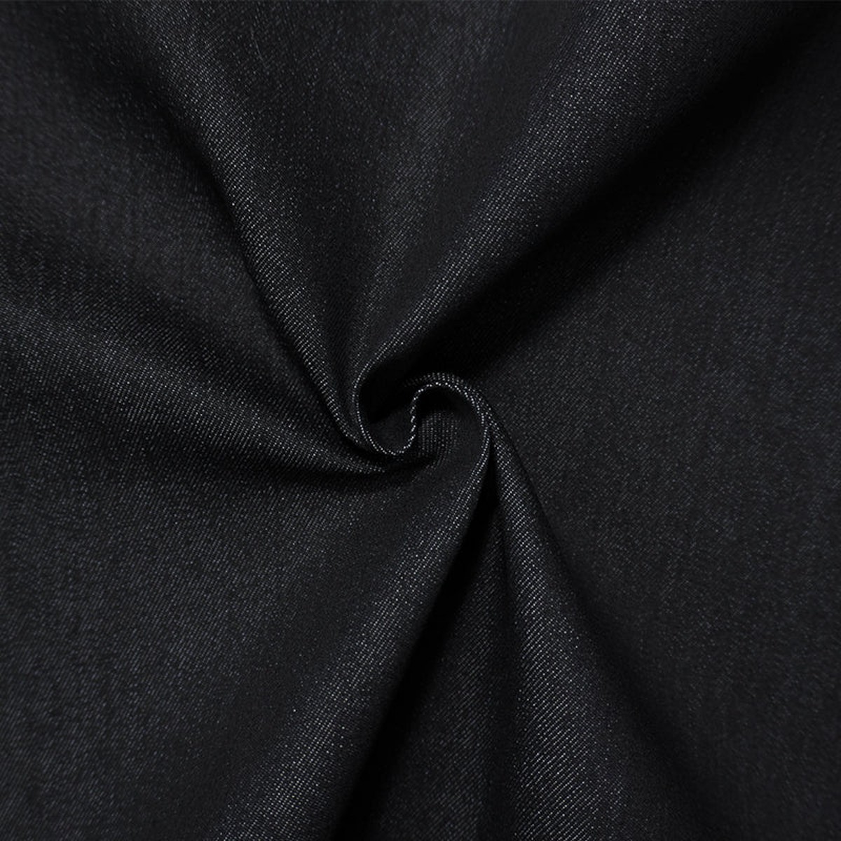 black-8-oz-cotton-stretch-denim-twill-woven-fabric