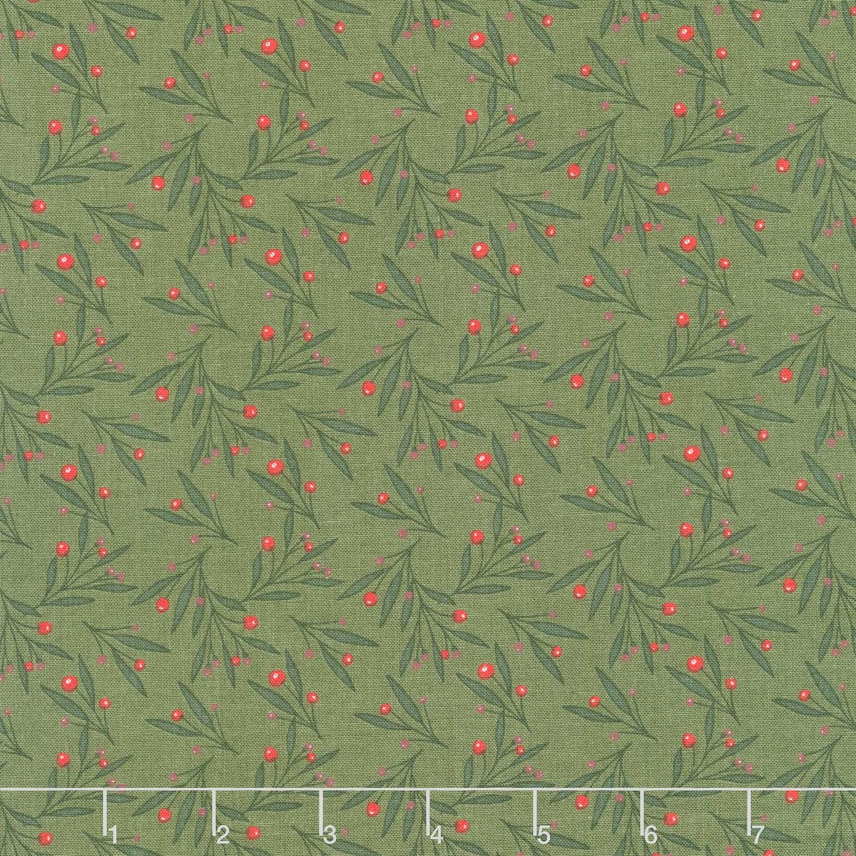 christmas-is-in-town-mistletoe-olive-yardage