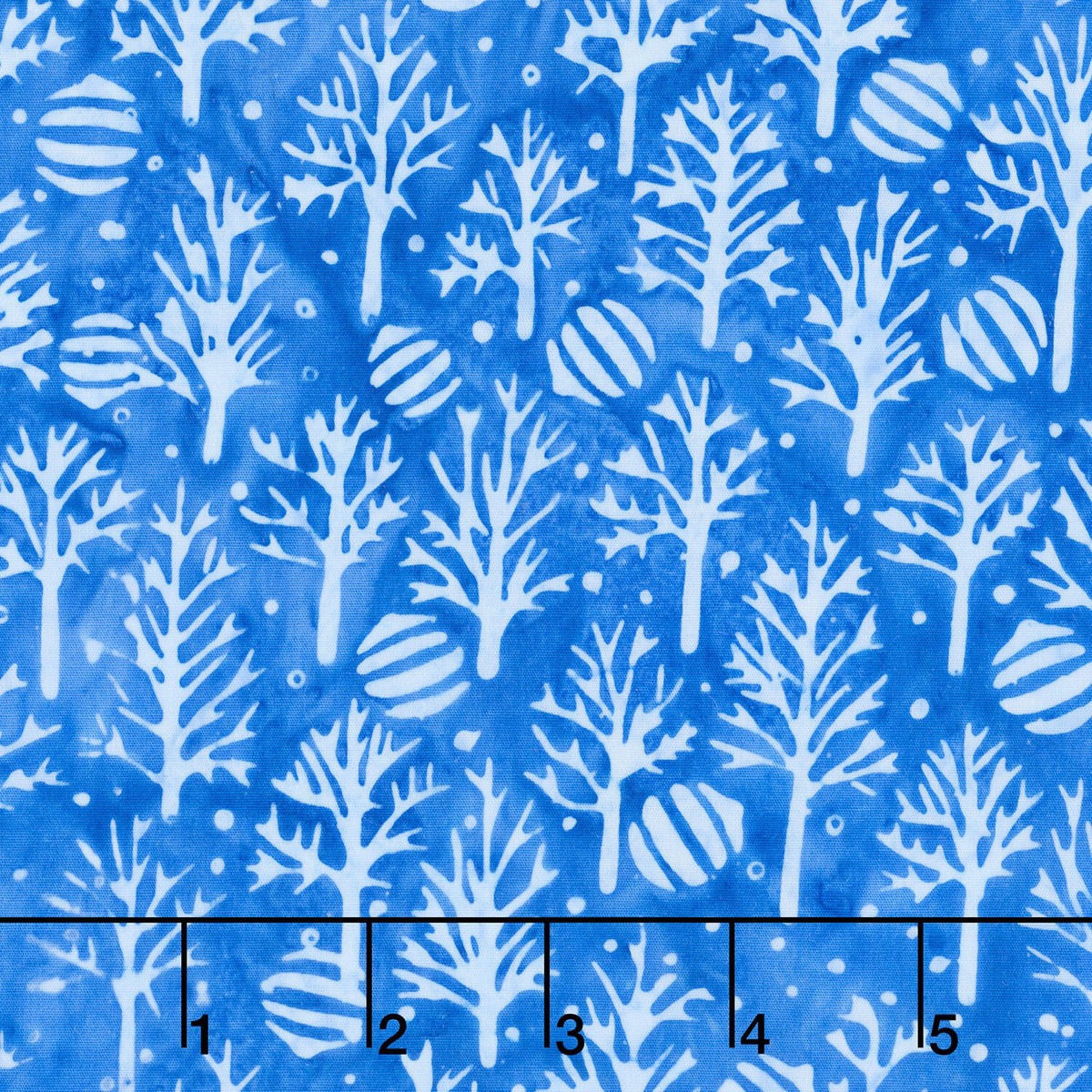 frosted-wishes-batiks-trees-and-ornaments-blue-azure-yardage