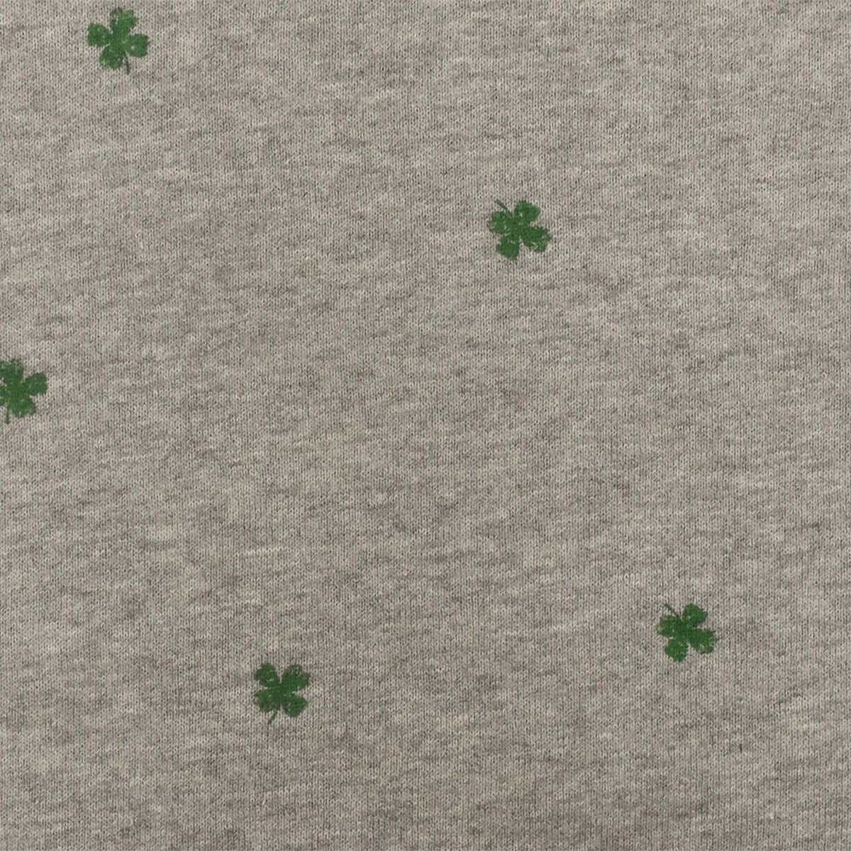 static-gray-green-mini-clover-printed-cotton-french-terry-knit-fabric