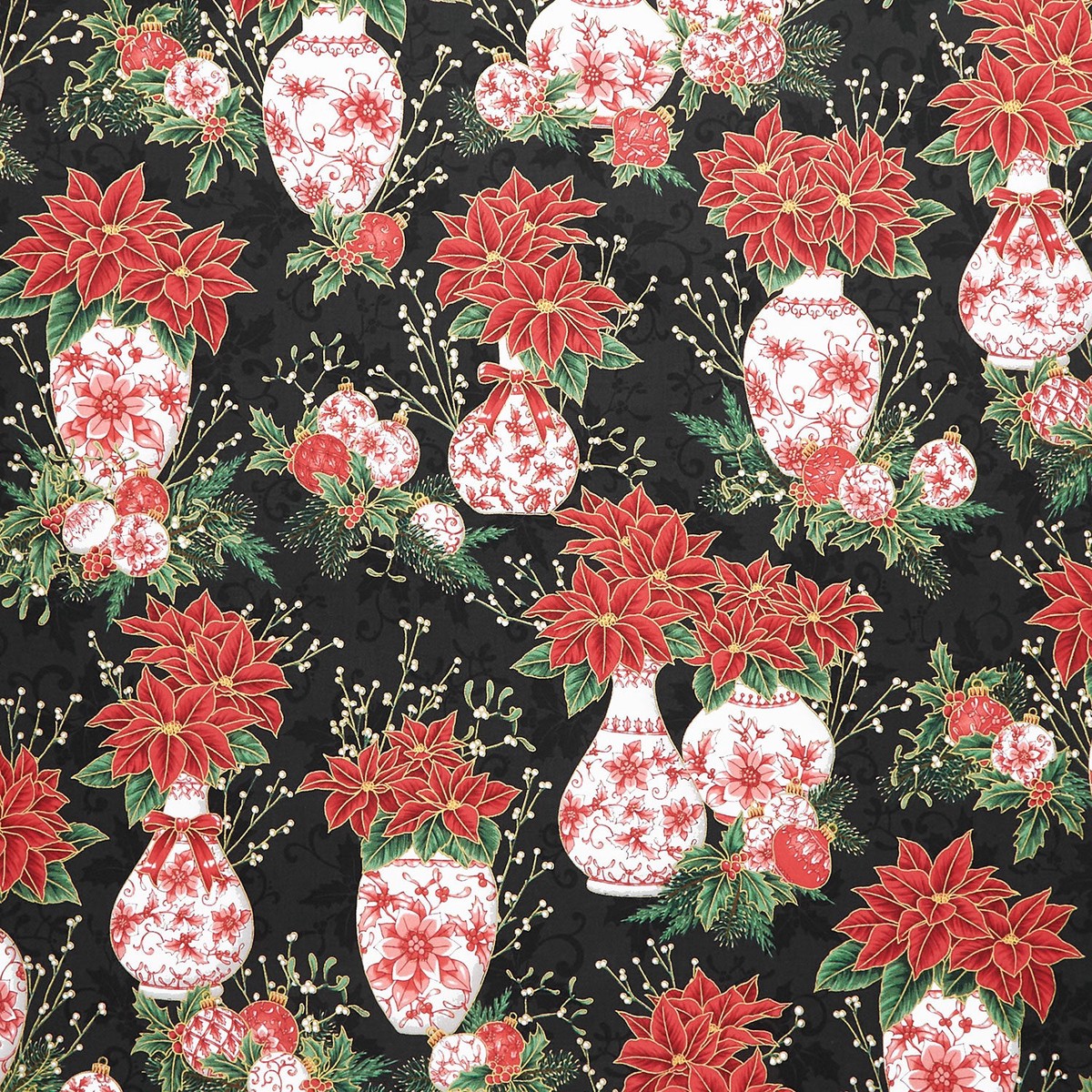 holiday-flourish-festive-finery-vase-black-metallic-yardage