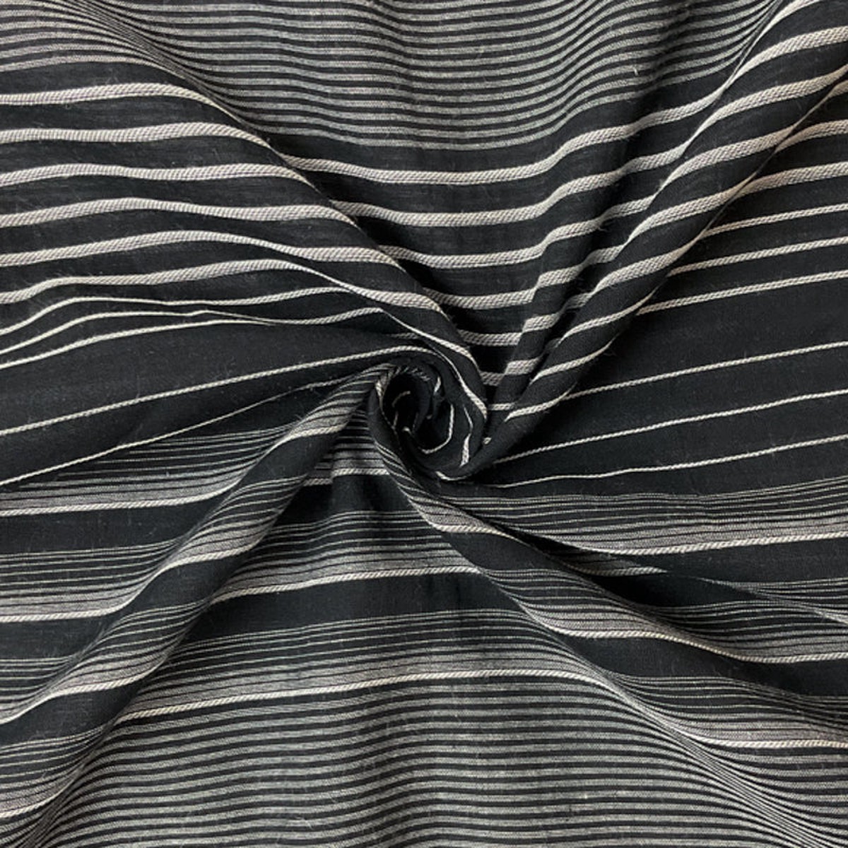 black-white-cotton-stripe-gauze-woven-fabric