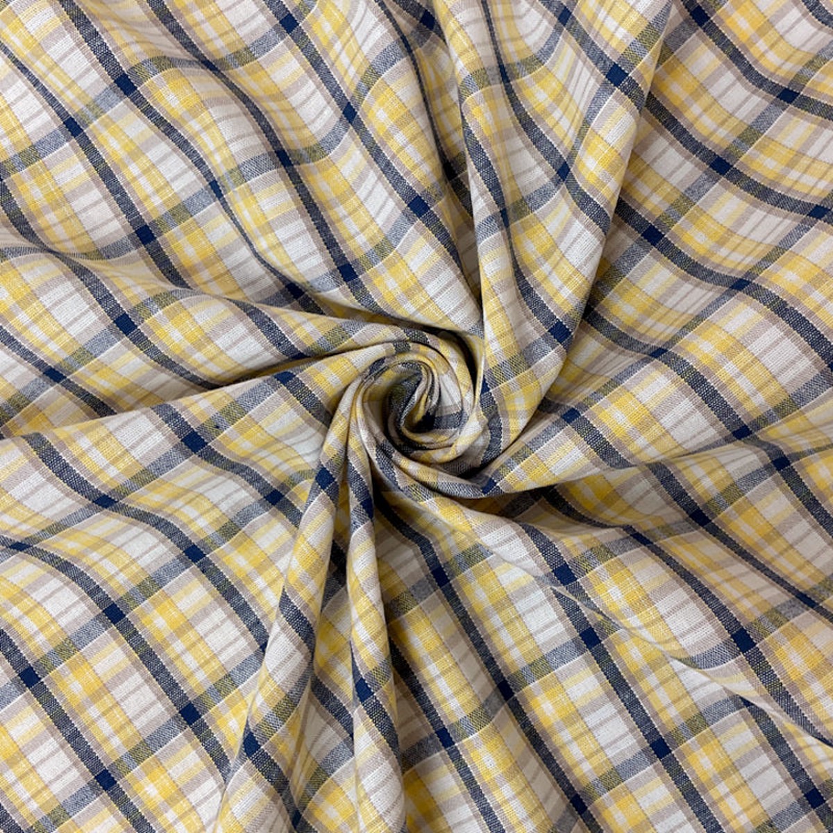 yellow-cotton-spandex-plaid-madras-woven-fabric