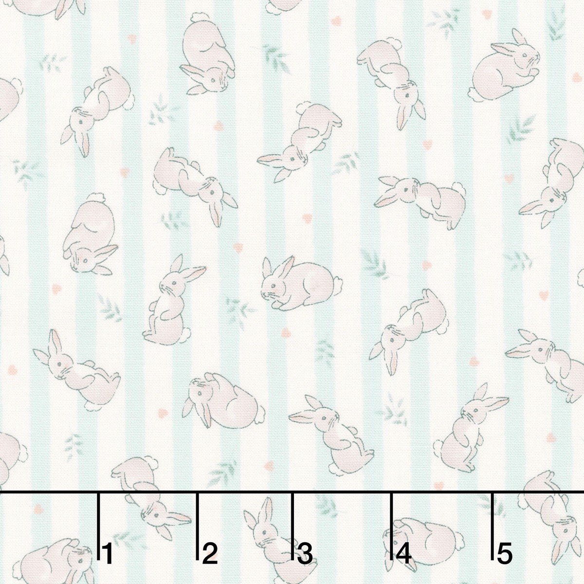little-ones-bunnies-teal-yardage