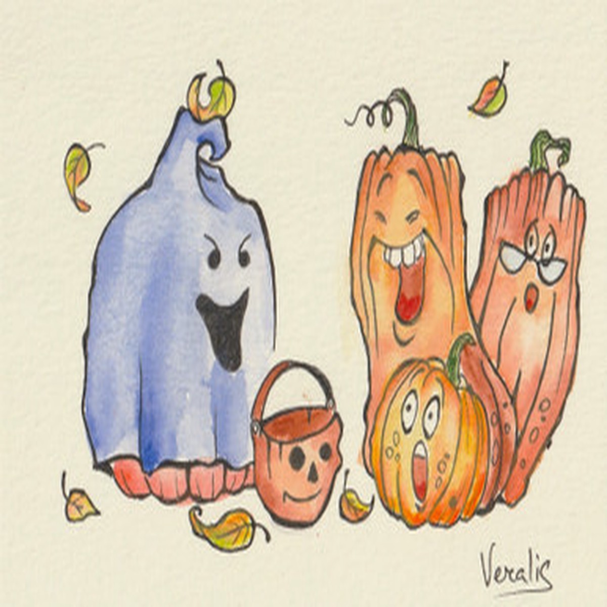 postcard-watercolor-painting-aquarelle-art-sketch-ghost-halloween