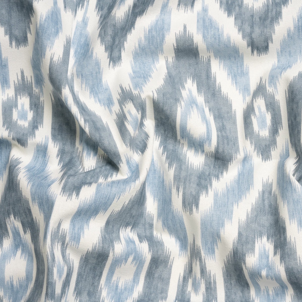 sky-blue-gray-and-white-ikat-geometry-cotton-canvas