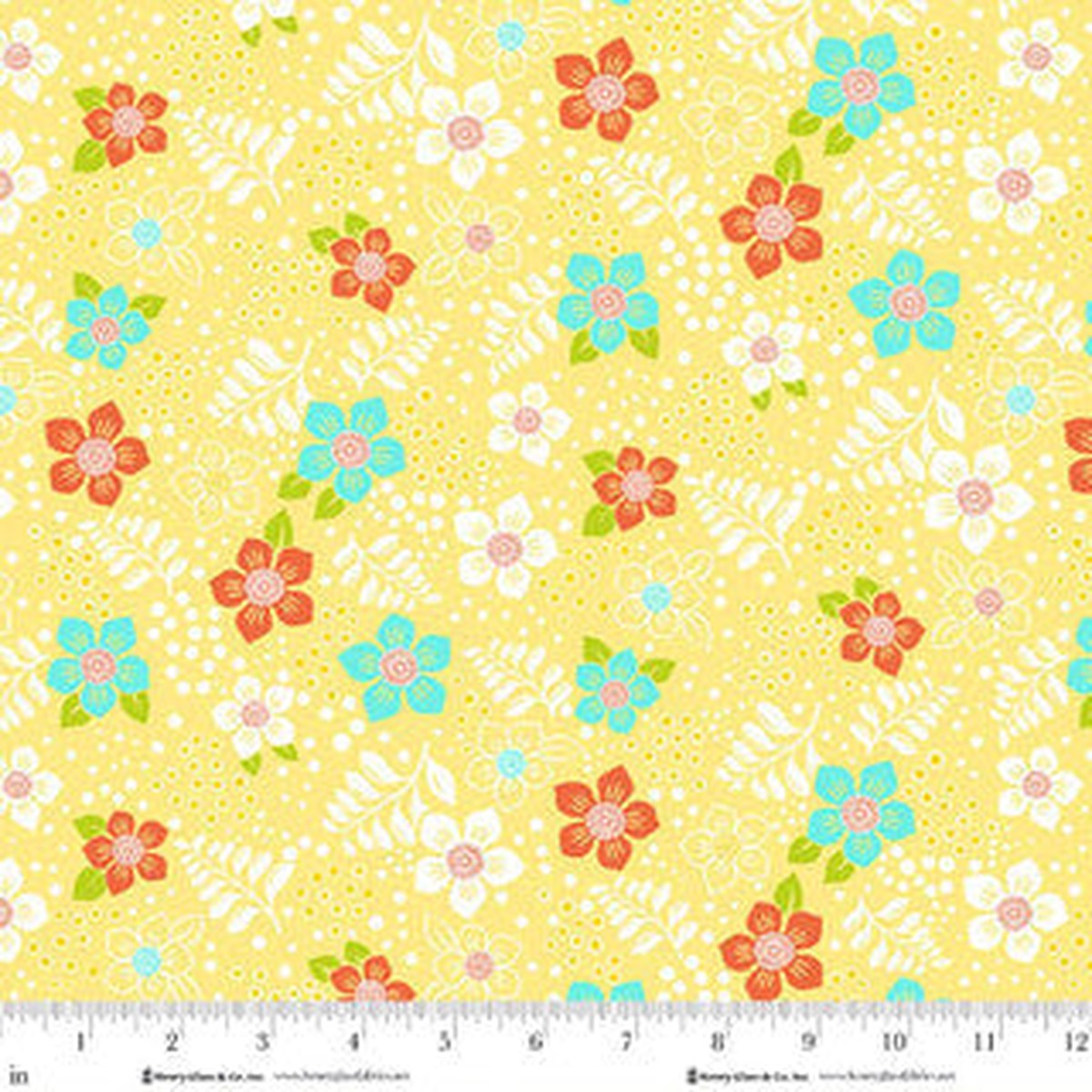 jubilee-yellow-modern-floral-cotton-44-45-fabric-per-yard