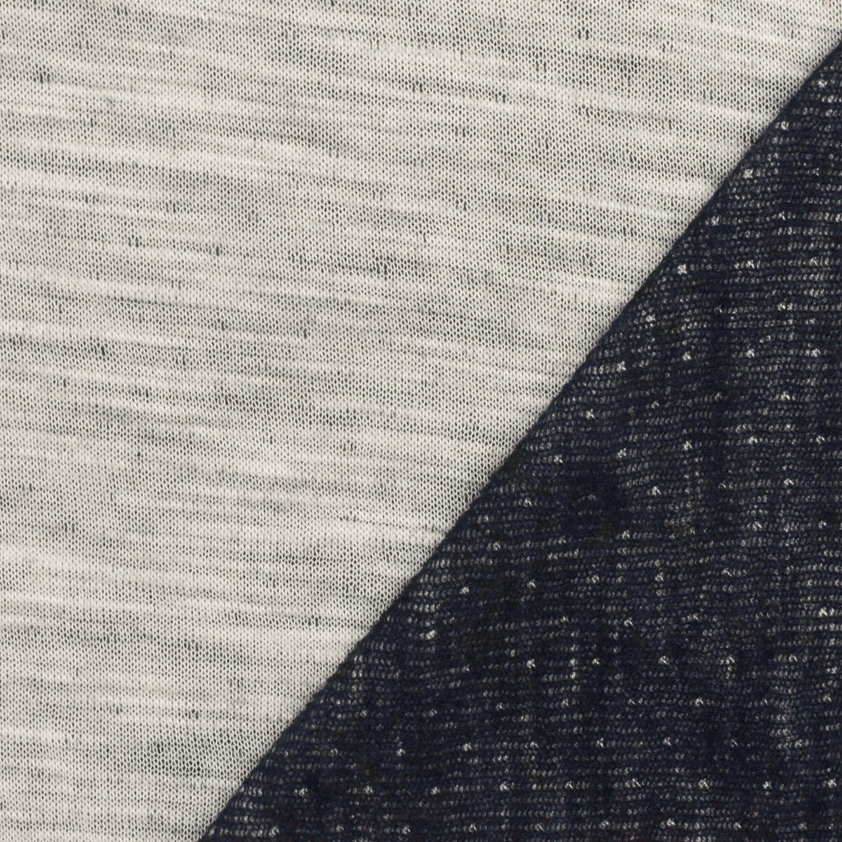 cool-navy-blue-gray-texture-stretch-double-knit-fabric