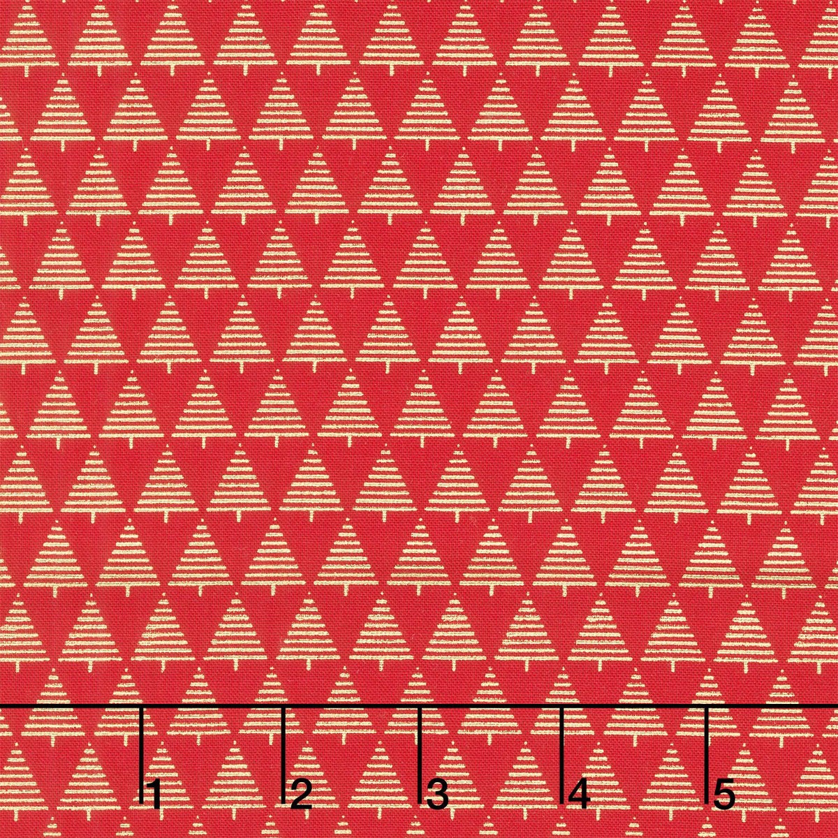 holiday-blenders-christmas-tree-geo-metallic-red-yardage