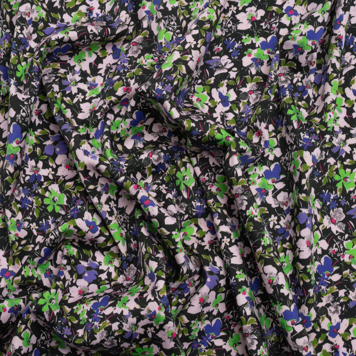stretch-cotton-and-viscose-sateen-print-indigo-lime-and-black-floral-mood-exclusive-meandering-at-midnight